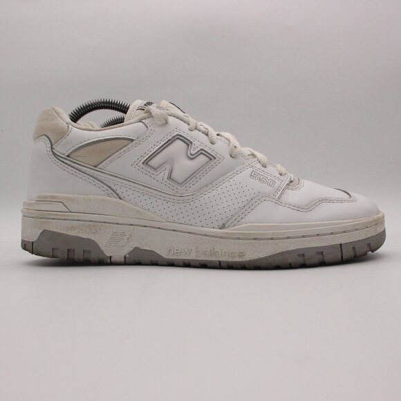 New Balance 550 Shoes Men's Size US 8.5 D White Athletic Sneakers BB550PB1